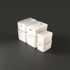 White storage box, plastic household organization box, desktop file and sundries storage container details Picture